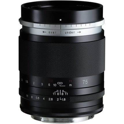 Voigtlander Portrait Heliar 75mm f1.8 Lente Asférica para Canon RF Full Frame Focal Media Telefoto