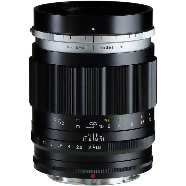 Voigtlander Portrait Heliar 75mm f1.8 Lente Asférica para Nikon Z Full-Frame 62mm