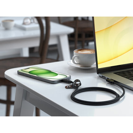 Satechi Cable USB-C 3.2 Gen 2x2 20 Gb/s 3.3 pies ángulo recto