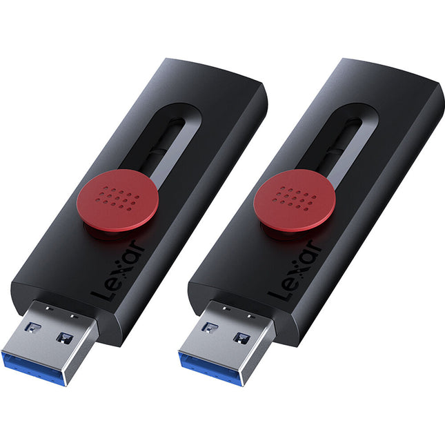 Lexar JumpDrive D300 USB 3.2 Gen 1 128GB Dual Drive 130MB/s 2-Pack USB-C USB-A