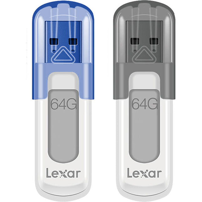 Lexar 64GB USB-A 3.2 Gen 1 JumpDrive V100 Memoria USB 2 Pack