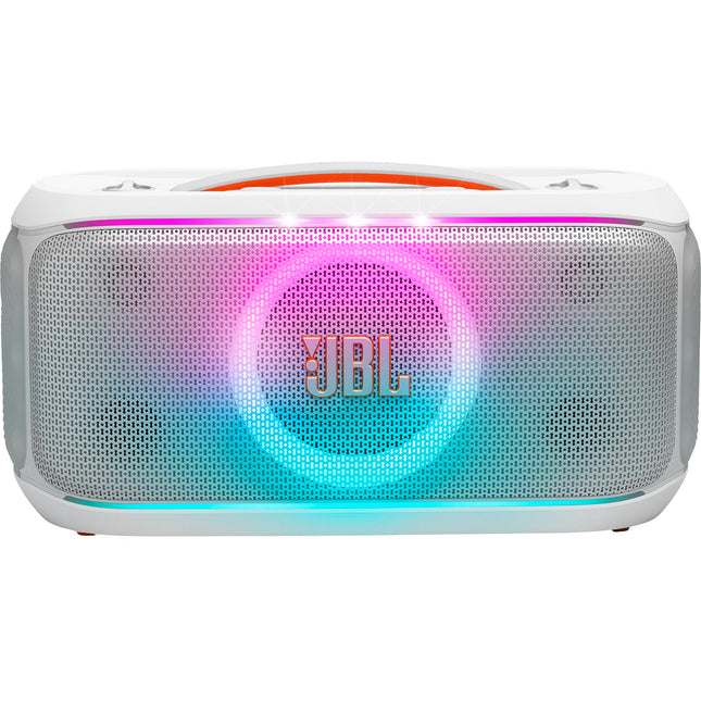 JBL PartyBox On-The-Go 2 Altavoz portátil 100W con micrófono inalámbrico blanco