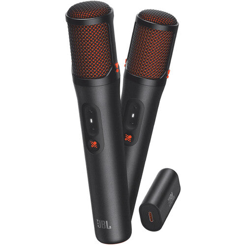 JBL EasySing Micrófonos Inalámbricos para PartyBox con USB-C y 10 Horas Reproducción