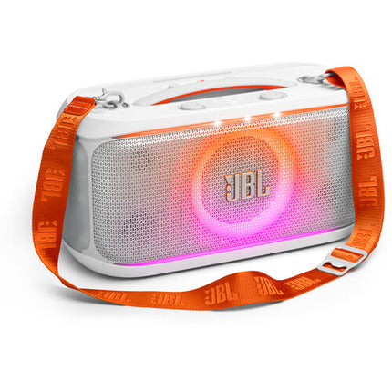 JBL PartyBox On-The-Go 2 Altavoz portátil 100W con micrófono inalámbrico blanco