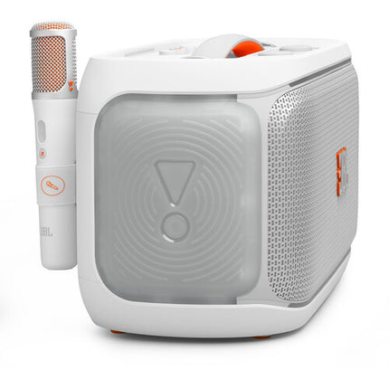 JBL PartyBox On-The-Go 2 Altavoz portátil 100W con micrófono inalámbrico blanco