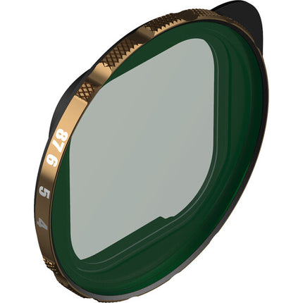 PolarPro LiteChaser Filtro Variable ND 4-8 Stop Diámetro Reducido Estuche Suave