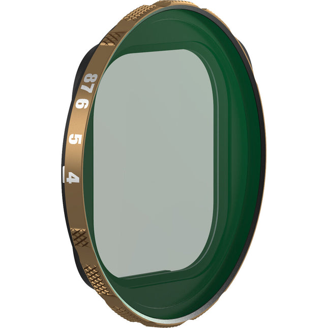 PolarPro LiteChaser Filtro Variable ND 4-8 Stop Diámetro Reducido Estuche Suave