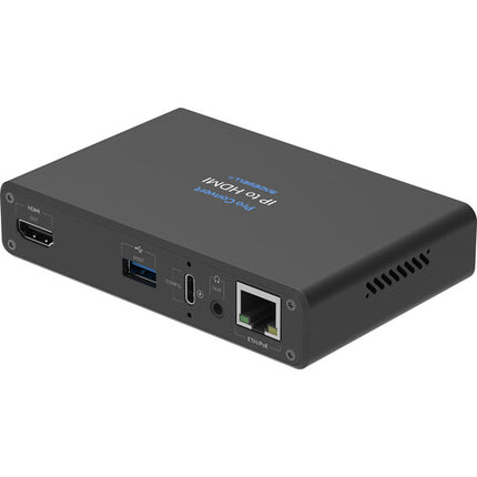 Magewell Pro Convert Decodificador IP a HDMI 2560x1440p60 HDR10 PoE USB-C