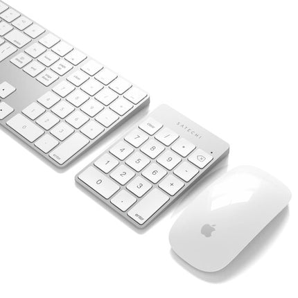 Satechi Slim Wireless Keypad Plata Teclado Numérico Bluetooth Recargable USB-C