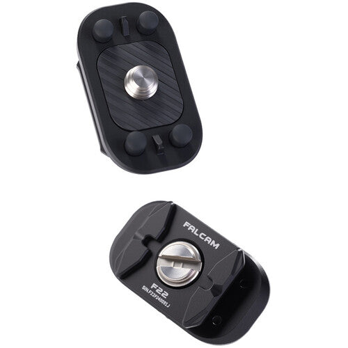 Placa de Liberación Rápida Falcam F22 para Insta360 X5 con Tornillo 1/4"-20 Nylon