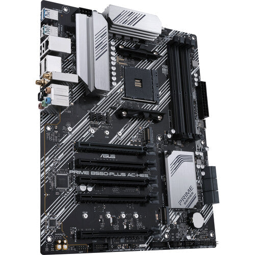ASUS PRIME B550-PLUS AC-HES Placa base ATX AM4 con 4 ranuras DDR4 y Wi-Fi