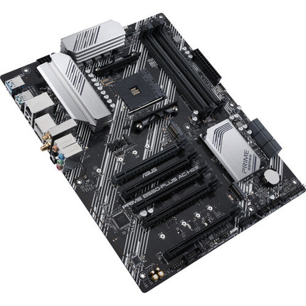 ASUS PRIME B550-PLUS AC-HES Placa base ATX AM4 con 4 ranuras DDR4 y Wi-Fi