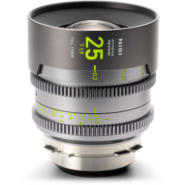 NiSi ATHENA PRIME Rewind 25mm T1.9 Lente de Cine Full Frame ARRI PL 77mm