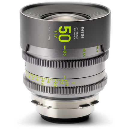 NiSi ATHENA PRIME Rewind 50mm T1.9 Lente de Cine Full Frame ARRI PL