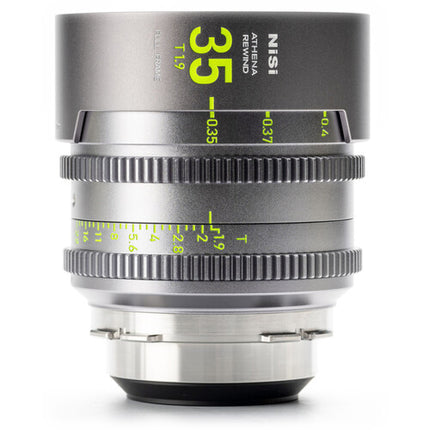 NiSi ATHENA PRIME Rewind 35mm T1.9 Lente de Cine Full Frame ARRI PL 300° Enfoque