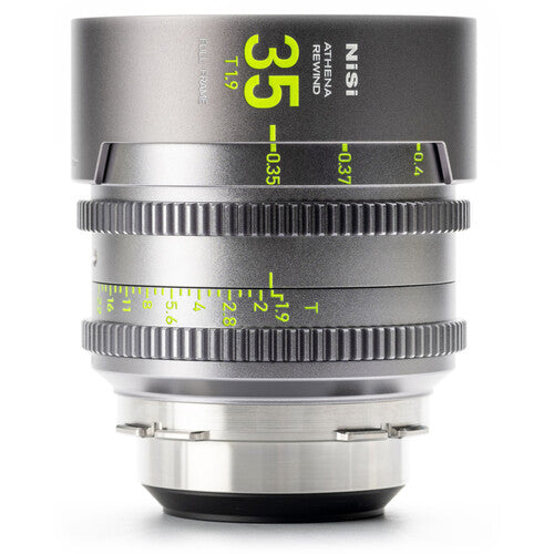 NiSi ATHENA PRIME Rewind 35mm T1.9 Lente de Cine Full Frame ARRI PL 300° Enfoque