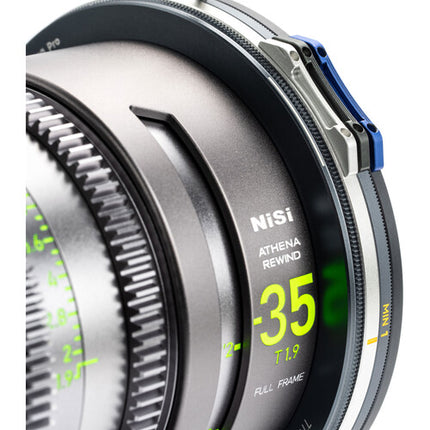 NiSi ATHENA PRIME Rewind 35mm T1.9 Lente de Cine Full Frame ARRI PL 300° Enfoque