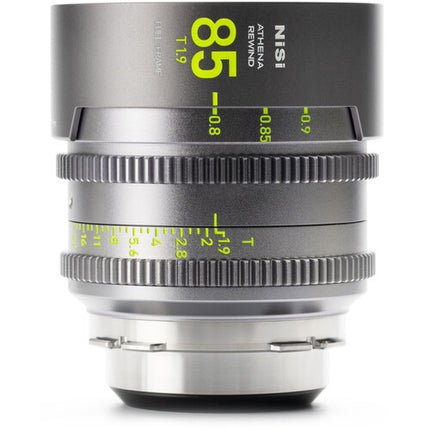 NiSi ATHENA PRIME Rewind 85mm T1.9 Lente de Cine Full Frame ARRI PL