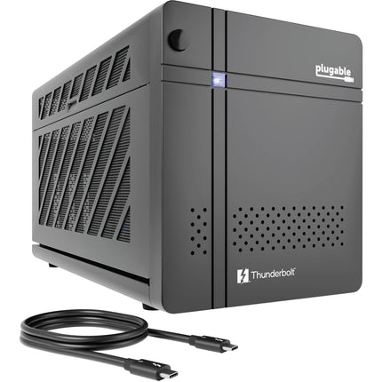 Plugable TBT5-AI Thunderbolt 5 carcasa eGPU con 2 puertos 850W