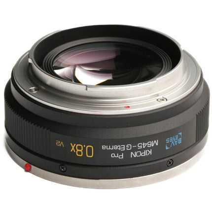 KIPON BAVEYES PRO 0.8x Reductor de Focal Mamiya 645 a FUJIFILM G Metal y Vidrio