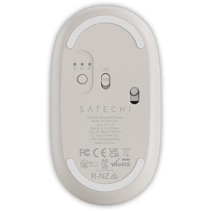 Satechi OntheGo Ratón Inalámbrico Bluetooth 2400 dpi USB-C Sand