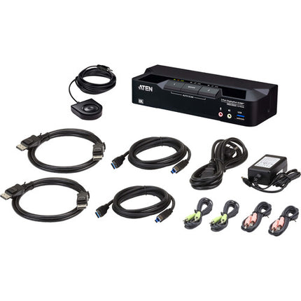 ATEN CS1922A Switch KVMP USB 3.0 2 Puertos 8K DisplayPort 7680x4320 60Hz
