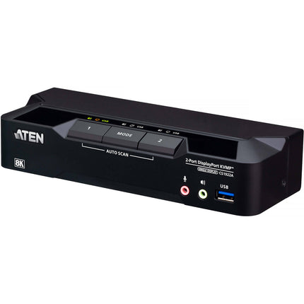 ATEN CS1922A Switch KVMP USB 3.0 2 Puertos 8K DisplayPort 7680x4320 60Hz