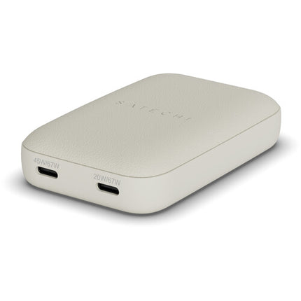 Satechi OntheGo Cargador de Pared Slim 67W Dual USB-C Sand