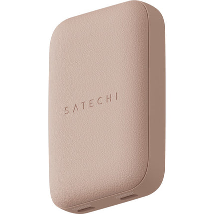 Satechi OntheGo Cargador de Pared Slim 67W Dual USB-C Rosa Desert