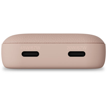 Satechi OntheGo Cargador de Pared Slim 67W Dual USB-C Rosa Desert