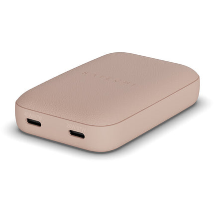 Satechi OntheGo Cargador de Pared Slim 67W Dual USB-C Rosa Desert