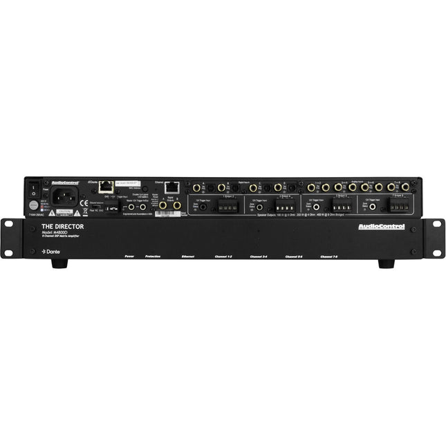 AudioControl Director M4800D Amplificador Matriz DSP Dante 8 Canales 100W 8 Ohm