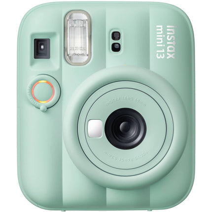 FUJIFILM INSTAX MINI 13 Cámara instantánea con lente 60mm y flash automático color Lagoon Green