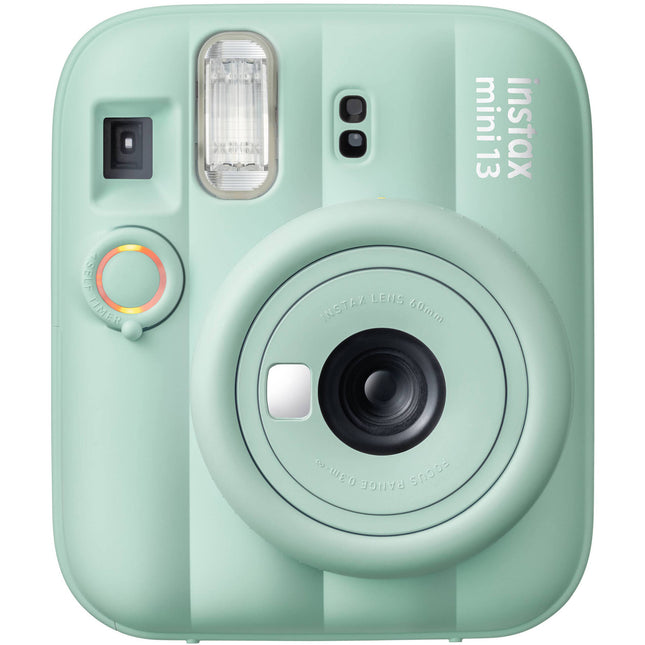 FUJIFILM INSTAX MINI 13 Cámara instantánea con lente 60mm y flash automático color Lagoon Green