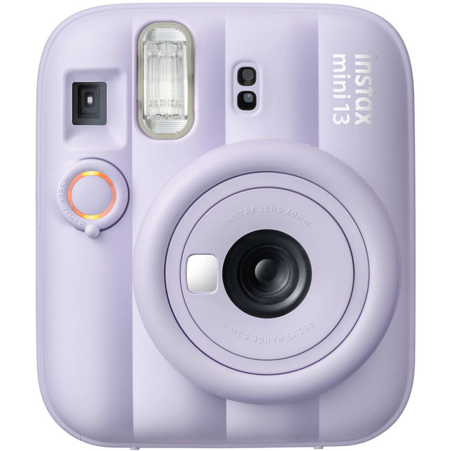 FUJIFILM INSTAX MINI 13 Cámara instantánea morada con objetivo 60mm y flash automático