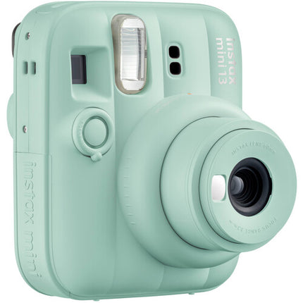 FUJIFILM INSTAX MINI 13 Cámara instantánea con lente 60mm y flash automático color Lagoon Green