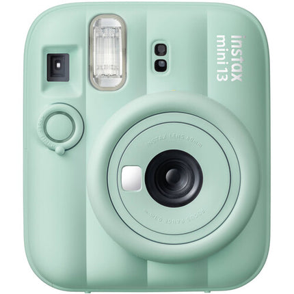 FUJIFILM INSTAX MINI 13 Cámara instantánea con lente 60mm y flash automático color Lagoon Green