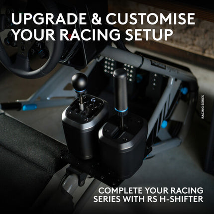 Logitech RS H-Shifter Negro Palanca 7+R H Patrón Sensor Hall