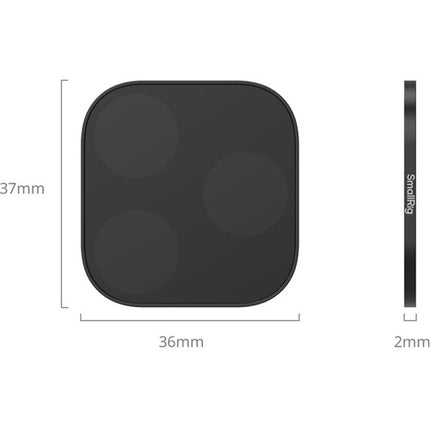 SmallRig Filtro Difusión Black Mist Cuadrado para Smartphones Grado 1/4 Cristal Multicapa