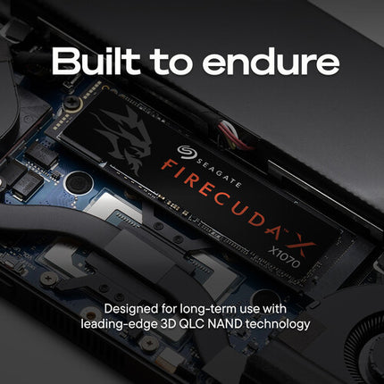 Seagate 2TB FireCuda X1070 SSD Interna NVMe PCIe 4.0 M.2 7200MB/s 6500MB/s 5 Años