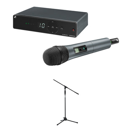 Sennheiser XSW 1-825-A Set Vocal UHF Mic Dinámico e825 548-572 MHz Kit Trípode