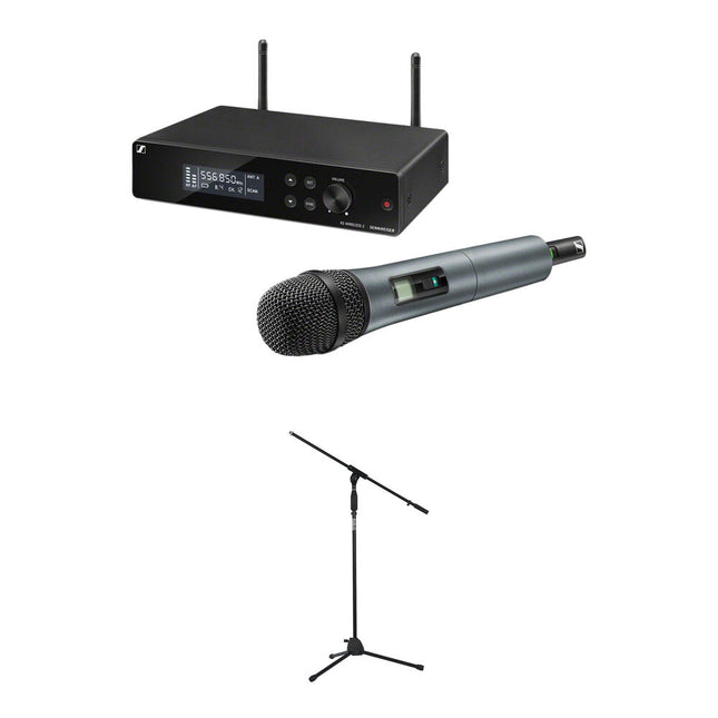 Sennheiser XSW 2-835-A Sistema Inalámbrico Micrófono Mano con Pie de Trípode y Cápsula e835 548-572 MHz