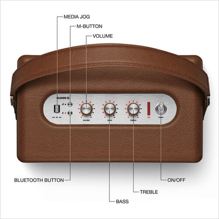 Marshall Kilburn III Altavoz Bluetooth portátil marrón 50W 50 horas IP54