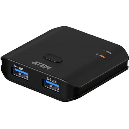 ATEN Essentials Switch USB 3.2 Gen 1 2 x 2 con botón y luz ambiental