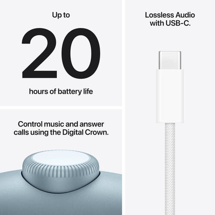 Apple AirPods Max 2 Auriculares Inalámbricos Over-Ear Cancelación 20 Horas Azul