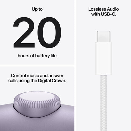 Apple AirPods Max 2 Auriculares Inalámbricos Cerrados 20 Horas USB-C Morado