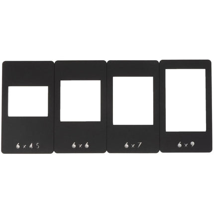 Negative Supply Full Border Mask Set Film para formatos 6x4.5 6x6 6x7 6x9 cm