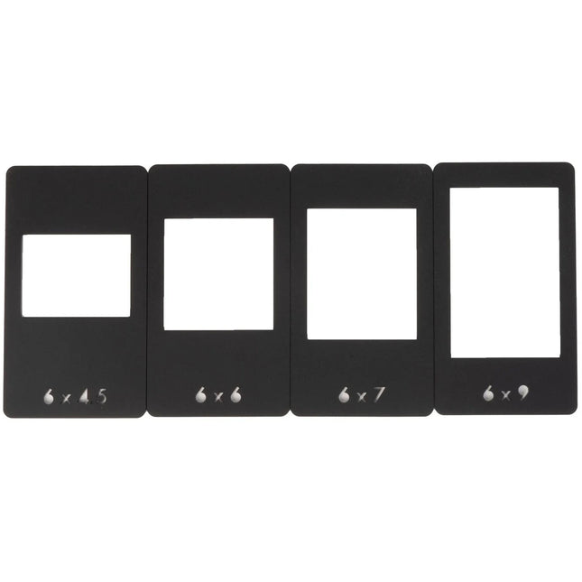 Negative Supply Full Border Mask Set Film para formatos 6x4.5 6x6 6x7 6x9 cm