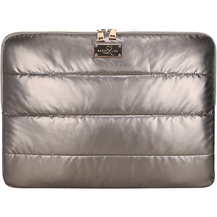 SANDY LISA Cape Town Funda para Portátil 16 Pulgadas con Doble Cremallera Bronze Chrome