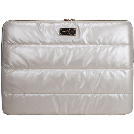 SANDY LISA Cape Town Funda para portátil 16" cierre doble blanco cromo